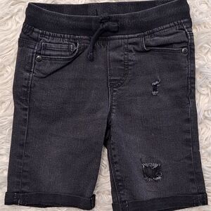 EUC Old Navy Stylish Black Boys Denim Shorts